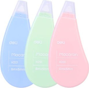 Deli Διορθωτική Ταινία Macaron 5mmx8m-3 Χρώματα-1Τμχ (231.997272)