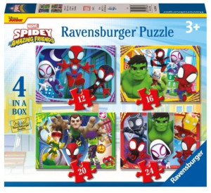 Ravensburger Παζλ 12/16/20/24 Spidey & Friends (12001064)