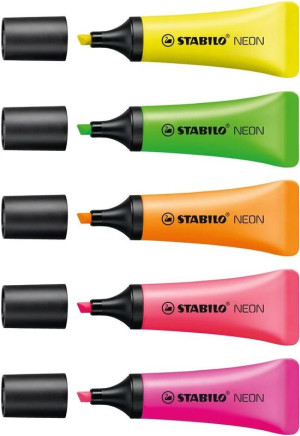 Stabilo Υπογραμμιστής Neon 72/42-5 Σχέδια-1Τμχ (01072045)