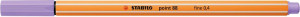 Stabilo Μαρκαδόρος Point 88/59 Light Lilac (01088059)