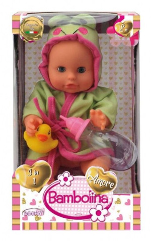 Bambolina Πιπί Ποπό Μπουρνουζάκι 33cm (BD1811)