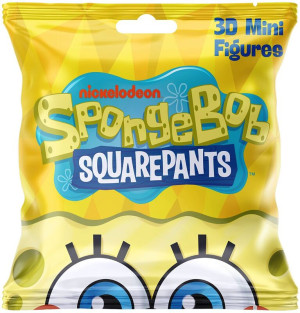 Sponge Bob Movie Φιγούρα Φακελάκι-15 Σχέδια-1Τμχ (0607)