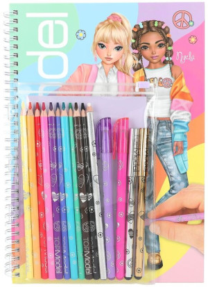 Top Model Μπλοκ Ζωγραφικής Colouring Book (D12943)