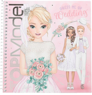 Top Model Μπλοκ Με Αυτοκόλλητα-Dress Me Up Wedding (D13529)