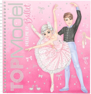 Top Model Μπλοκ Με Αυτοκόλλητα-Dress Me Up Ballet (D13611)