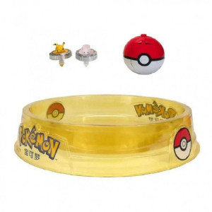 Pokemon Battle Spinner 2Τμχ Με Φιγούρα & Αρένα (JW004402)