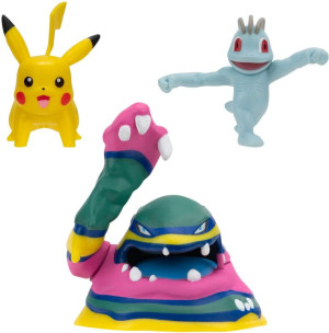 Pokemon Φιγούρες 3Τμχ W19-4 Σχέδια (JW095155-W19)