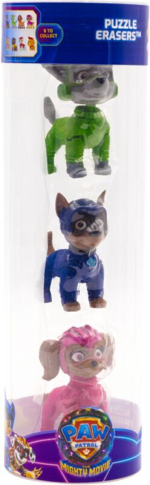 Paw Patrol 3D Puzzle Erasers 3Τμχ (PAWM1225)