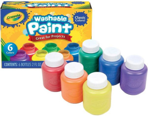Crayola Wash Τέμπερες 6Τμχ (54-1204)