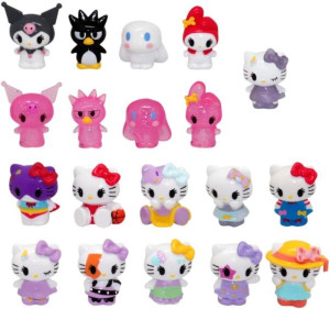 Hello Kitty Φιγούρες Ooshies 5cm-19 Σχέδια-1Τμχ (HHL02000)