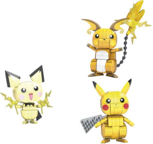 F.P. Mega Bloks Pokemon-Pikachu Evolution Trio (GYH06)