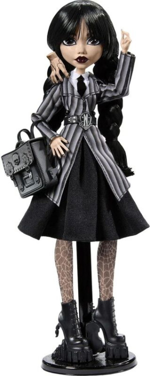 Monster High Wednesday-Wednesday School Outfit (HXJ04)