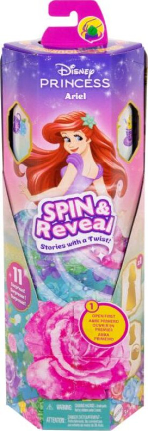 Disney Princess-Άριελ Spin & Reveal (HTV88)