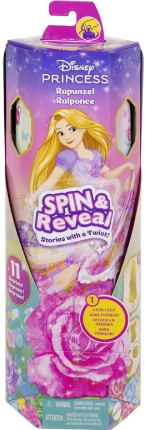 Disney Princess-Ραπουνζέλ Spin & Reveal (HTV86)