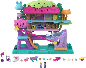 Polly Pocket Pollyville-Δεντρόσπιτο Pet Adventure (HHJ06)