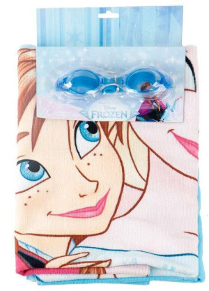 Cerda Frozen Σετ Πετσέτα Θαλάσσης & Γυαλιά Κολύμβησης (2200010834)