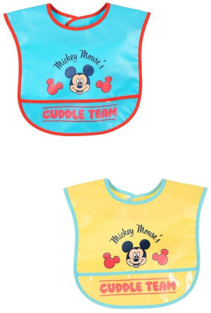 Sun City Κ26 Mickey Σετ 2 Σαλιάρες Eva (EZ09011)