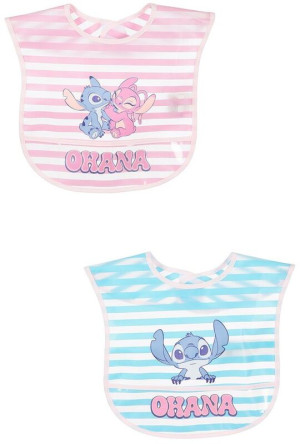 Sun City Κ26 Lilo & Stitch Σετ 2 Σαλιάρες Eva (EZ09020)