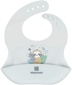 Kikkaboo Σαλιάρα Σιλικόνης Savanna Friends Blue (31303030027)