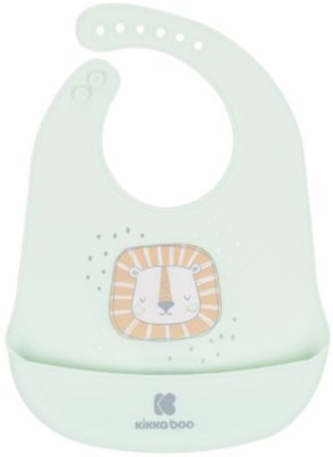 Kikkaboo Σαλιάρα Σιλικόνης Savanna Mint (31303030047)