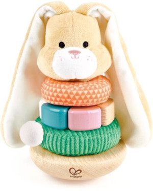 Hape Early Explorer Ξύλινο Bunny Stacker (E0107A)
