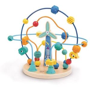 Hape Totally Amazing Ξύλινος Λαβύρινθος Με Μπίλιες Διάστημα (E0525)