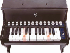 Hape Early Melodies Ξύλινο Πιάνο Learn With Lights-Black (E0627A)