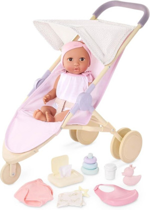 Lullababy Μωρό Με Καρότσι & Αξεσουάρ (LBY7691Z)