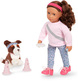 Our Generation Κούκλα Natalia With Pet Dog Nillie (BD31443)