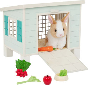 Our Generation Σετ Rubbit Hutch With Pet & Accessories (BD35413Z)