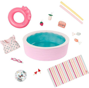 Our Generation Σετ Πισίνας With Accessories (BD35484Z)