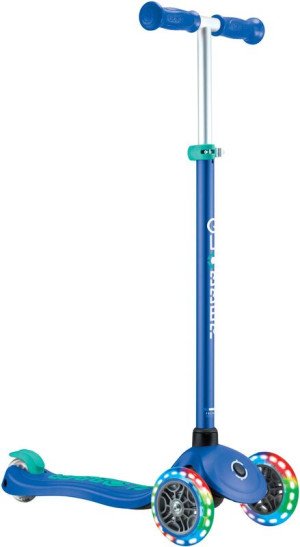 Globber Scooter Primo Plus Lights Navy Blue (442-600-4)