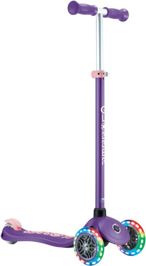 Globber Scooter Primo Plus Lights Purple (442-603-4)
