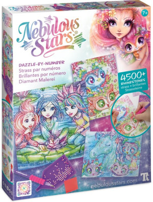 Nebulous Stars Dazzle By Number Rainbow (11143)
