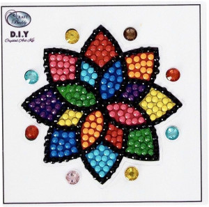 Craft Buddy Crystal Art Motif Mandala 9X9cm (CAMK-29)