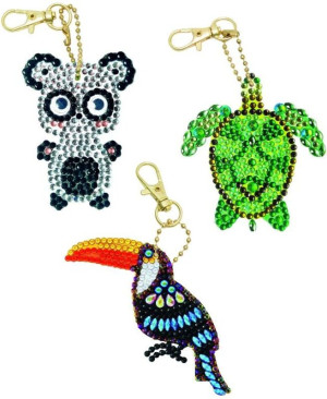 Craft Buddy Μπρελόκ Crystal Art exotic Animals (CAKC-A1)