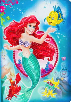 Craft Buddy Notebook Crystal Art The Little Mermaid (CANJ-DNY601)