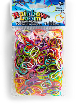 Rainbow Loom Λαστιχάκια Rubber Bands Mix (B0002)