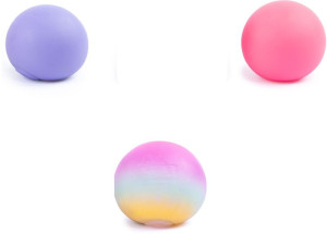 RMS Barbie Glitter Squeezy Balls Extra-3 Σχέδια-1Τμχ (99-0087)
