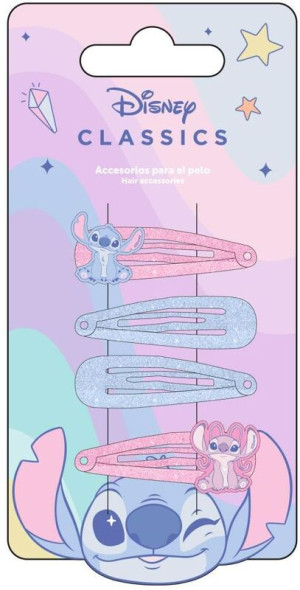 Cerda Stitch Σετ Hair Clips 4Τμχ (2500003064)