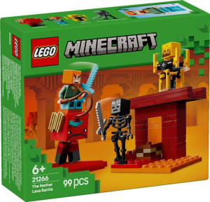 LEGO® Minecraft The Nether Lava Battle (21266)