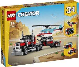LEGO® Creator 3in1 Flatbed With Helicopter (31146)