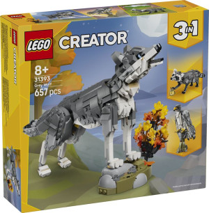 LEGO® Creator 3in1 Forest Animals: Gray Wolf (31393)