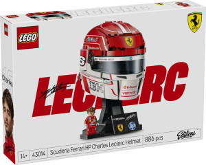 LEGO® Editions Scuderia Ferrari HP Charles Leclerc Helmet (43014)