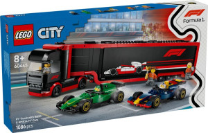 LEGO® City F1 Truck With RB20 & AMR24 F1 Cars (60445)