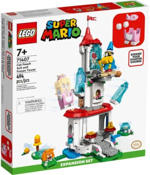 LEGO® Super Mario Cat Peach Suit Αnd Frozen Tower Expansion Set (71407)