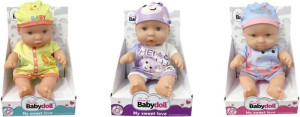 BW Μωρό 8" Baby Doll-3 Σχέδια-1Τμχ (6130/31/33)
