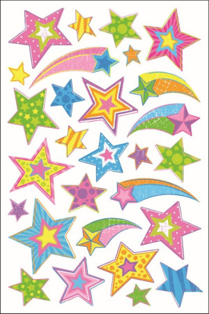 LKing Sticker Αστέρια Glitter (CLA3020V)