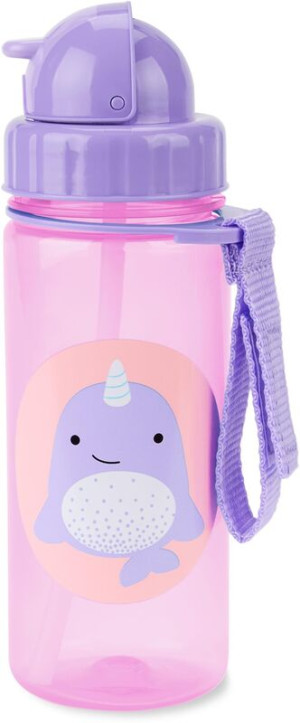 Skip Hop Zoo PP-Narwhal Παγούρι Με Καλαμάκι (9N567310)