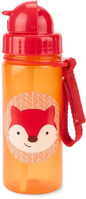 Skip Hop Zoo PP-Fox Παγούρι Με Καλαμάκι (9N568310)